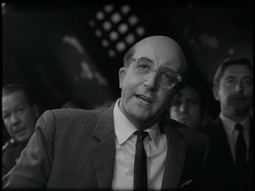 Sellers as U.S. President Merkin Muffley.