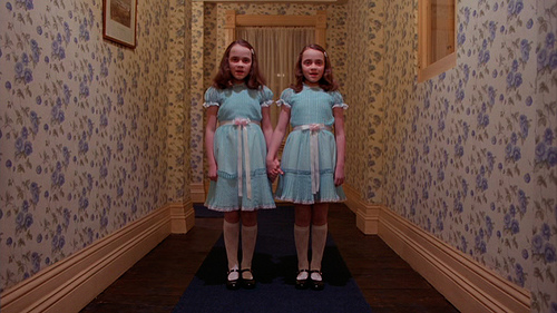Corridor shot of the Twins.
