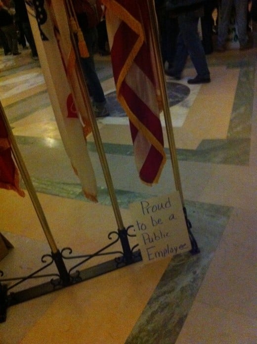 February 19, 2011, inside the Capitol.
