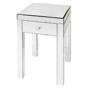 Glass Accent Table - 25.25"