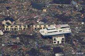 japans earthquake disaster.