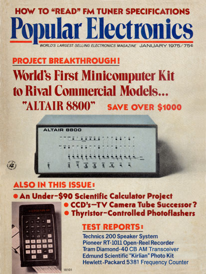 Popular Electronics Magazine January 1974 Cover