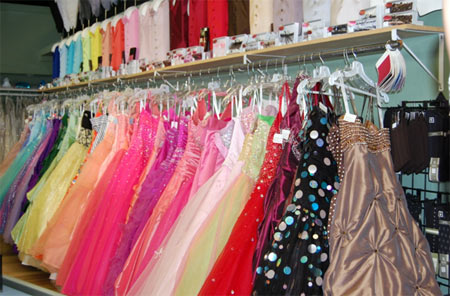 Prom dresses are often available at consignment shops too.