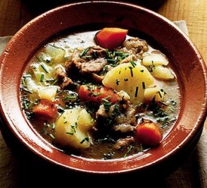 Irish stew in a crock pot 