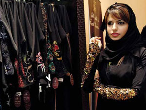 Woman shopping in Dubai