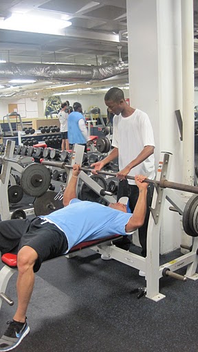 Importance of spotting while weight training