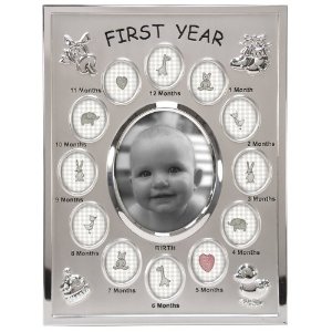 Baby's First Year Collage Picture Frame