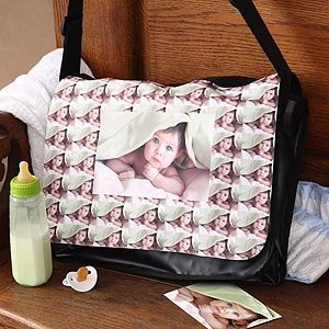 Photo Collage Personalized Messenger Bag