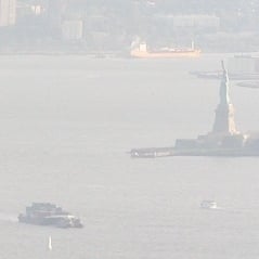 Statue of Liberty from the Empire State Building