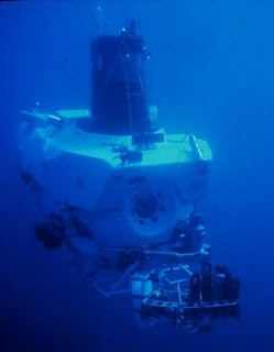 This is the DSV Alvin Submarine that the researchers used when they discovered the yeti lobster