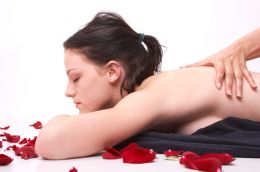 Aromatherapy oil massage girl