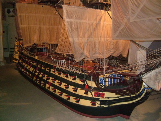 HMS Victory at Chatham Dockyard, Kent,England. 