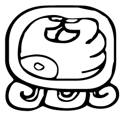 Manik is the day seven glyph for each month. The artist rendition has the appearance of a hand grasping a reed. 