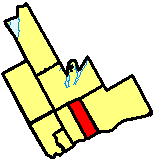 Map loaction of Oshawa, in Durham Region, Ontario