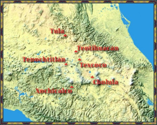 This is considered to be the territory of the Toltec during the height of its civilization.