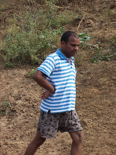 A constipated walk. So funny. Isn't it?
