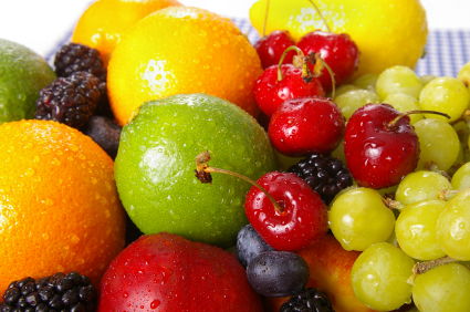 Pic of high fiber fruits
