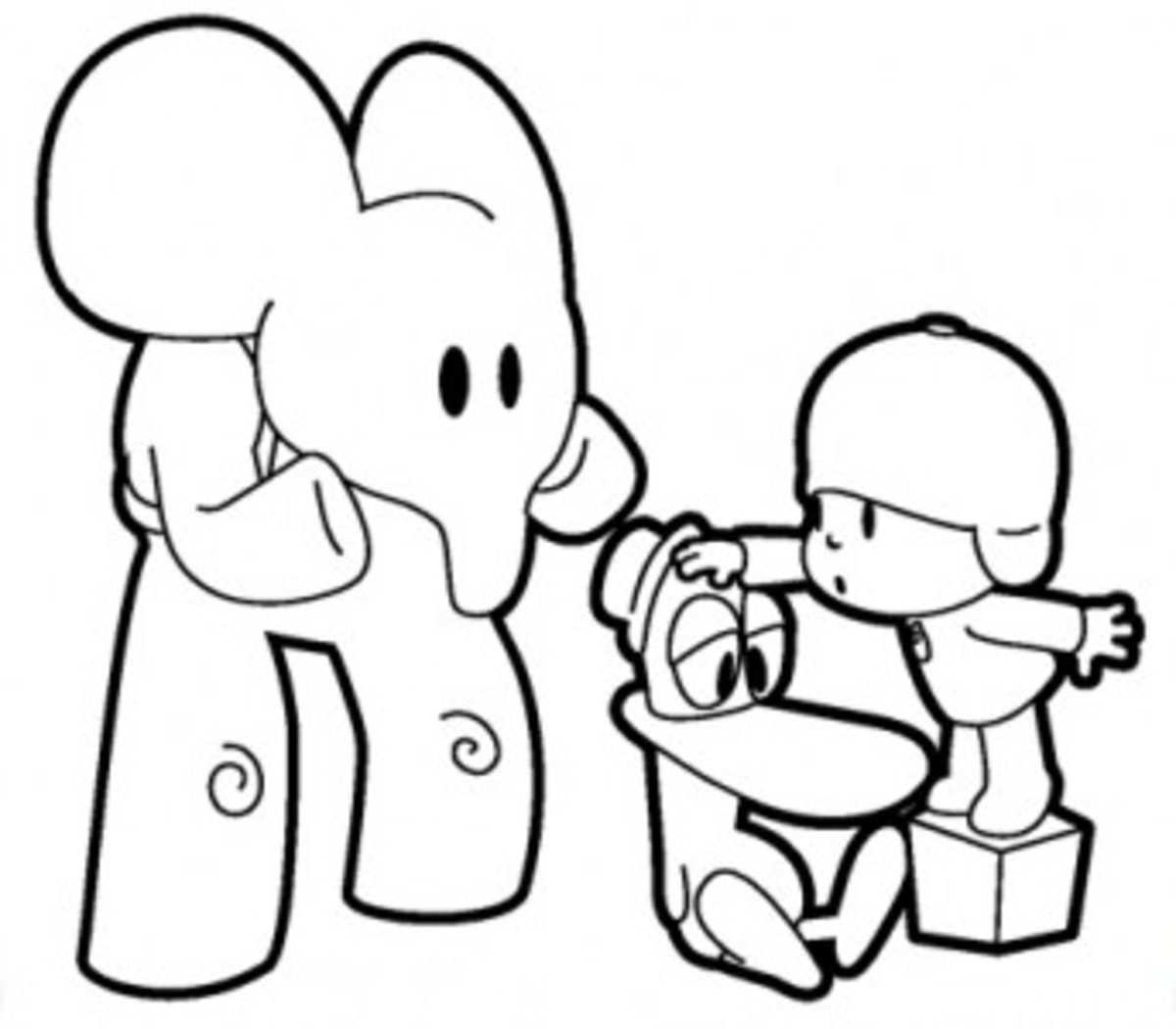 Having Fun with Free Pocoyo Coloring Pages | hubpages