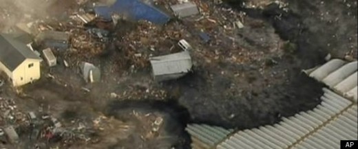 Black 30 Foot Wave Sweeps Japan