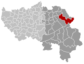 Map location of Eupen