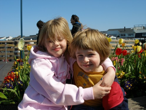 My sweet, loving children during our San Francisco vacation.