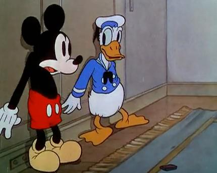Mickey Mouse and Donald Duck