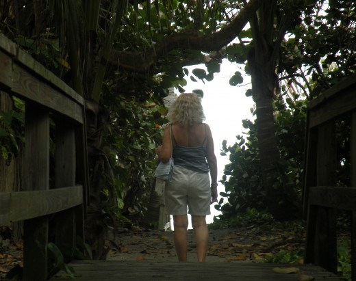 Me, On The Secret Path to The Ocean   Photo by Stephan