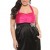 Black and Pink Satin Halter Dress with Bow Get your dance on with this playful black and pink satin halter dress. Features sparkly rhinestone ribbon accent and back-zip entry. Black and Pink Satin Halter Dress with Bow Get your dance on with this playful black and pink satin halter dress. Features sparkly rhinestone ribbon accent and back-zip entry.