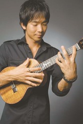 Jake Shimabukuro - a popular ukulele virtuoso  in Hawaii.