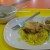 Halal chicken with rice pilaf