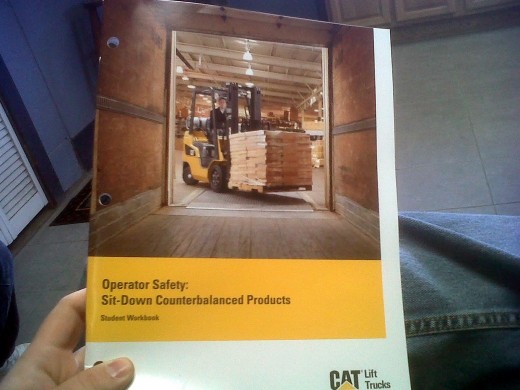 Rise and Shine early for a forklift training class. What a phenomenal waste of time.