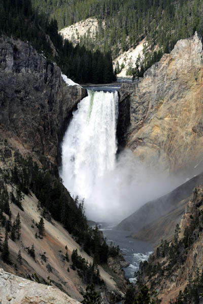 Lower Falls at  Yellowstone
