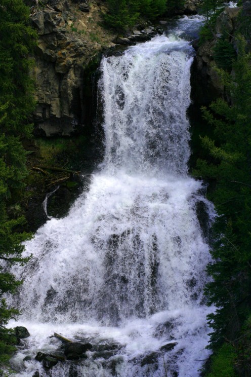Undine Falls at Yellowstone 