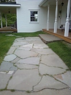 How to.   Natural stone patio and walkway building tips from a natural stone stonescape specialist, C.R. Stone.