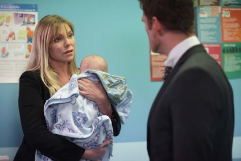 at the hospital Ronnie tells Jack that the baby is not his and rushes of in the car
