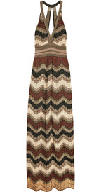 Missoni crochet-knit halterneck maxi dress