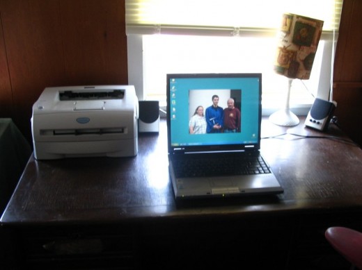 Telecommuting home office