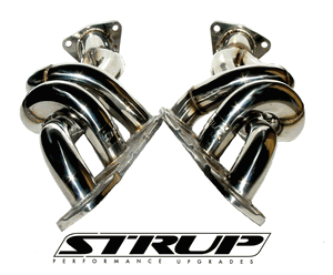 Strup Headers are fully tig welded, and feature big 1 5/8 inch tubes for big power.