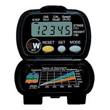 Track your steps with a pedometer.  They are relatively inexpensive and can be purchased at stores such as Target.