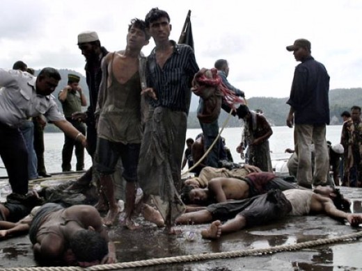 Rohingya Refugees At Sea