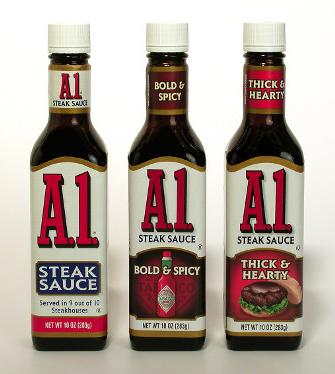 A1 offers several varieties of sauce or choose your personal favorite of any brand!