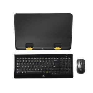 Logitech Notebook Kit MK605 Keyboard, Mouse, and Laptop Stand