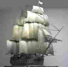 This great ship of the line in better days...