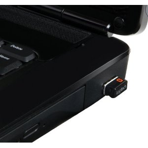 The Nano Unifying Receiver can always stay in the laptop USB port