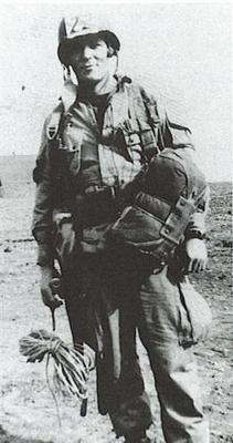 Richard Winters in his paratrooper gear. 