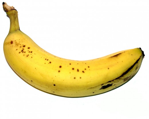 A ripe banana