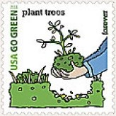 USPS Go Green Stamps in honor of Earth Day