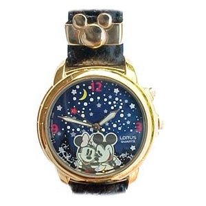 Mickey with Minnie Mouse LORUS Musical watch plays WISH UPON A STAR!