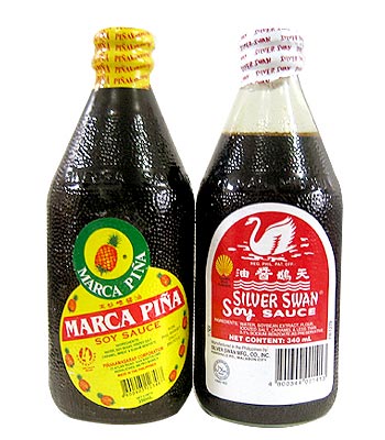 Philippine Soy Sauce- In the Philippines, soy sauce is called "toyo," made from soybeans, wheat, salt, and caramel, tastes milder than other soy sauce - Soy Sauce recipe ingredient and condiment