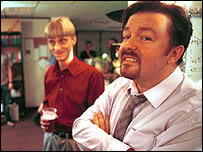 David Brent thinks he is the world's greatest in the world, is he?